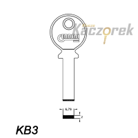 Errebi 089 - klucz surowy - KB3